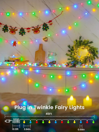 Lumify Home Child-Safe Color Changing Lights – Timer-Controlled Fairy Lights for Kids Room, Bedroom, and Family Home
