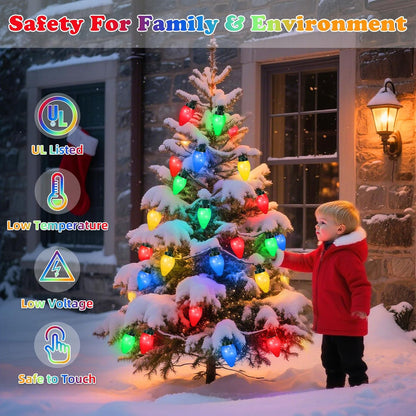 Lumifye C7 Battery Lights – Simple Less-Is-More Holiday Decor, 8 Modes for Intentional Living Spaces