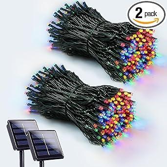Lumimuse Solar Patio String Lights – 200 LED Dusk-to-Dawn Outdoor Lighting for Backyard Dining, Gazebo and Tree Wrap, No Outlet Needed