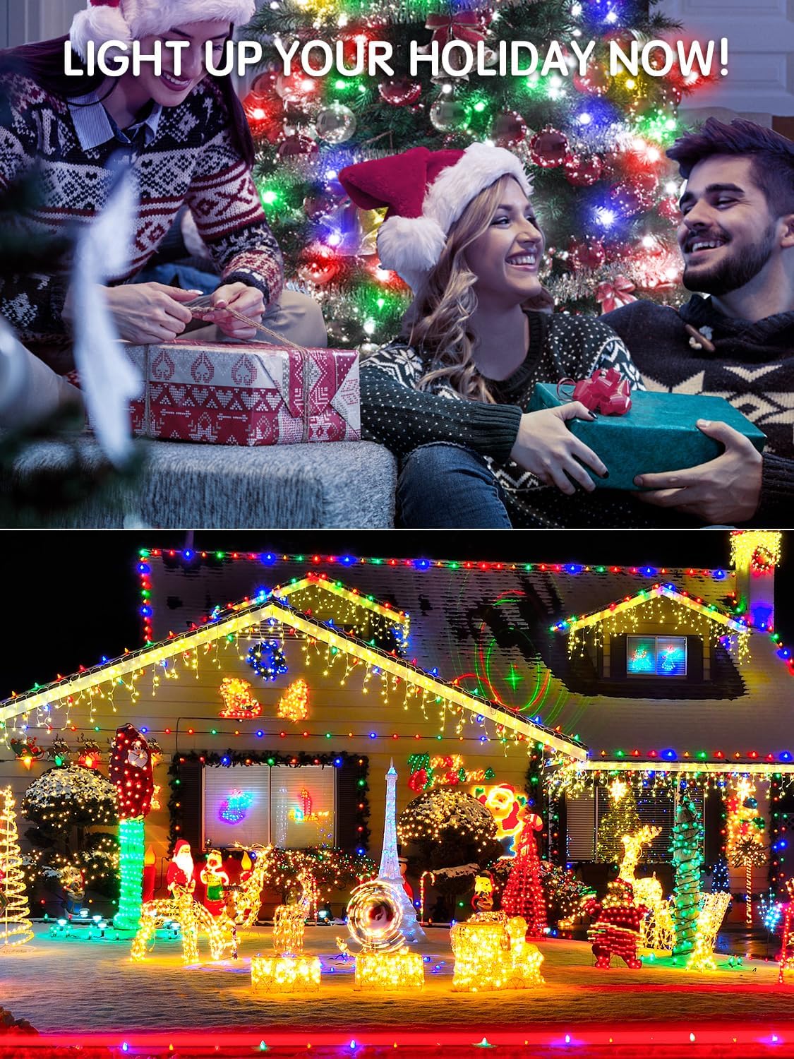 LuminaGlow Pro Kids Bedroom Fairy Lights – 8 Modes Color Changing with Remote, Auto Shutoff Timer