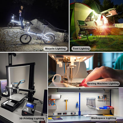 LuminGlow 5V COB LED Strip – Eye-Strain-Free Monitor Bias Light for Remote Work and Late-Night Study