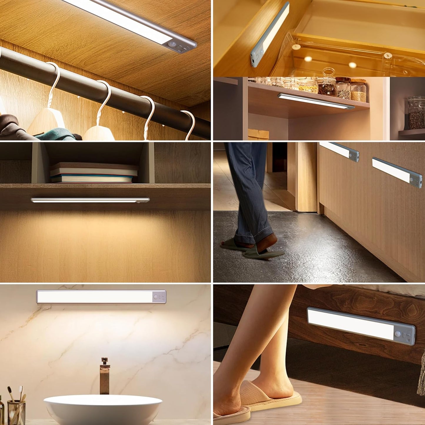 LuminReady Under Cabinet Bar – 260-Lumen Task Lighting for Focused Kitchen Prep, Rechargeable