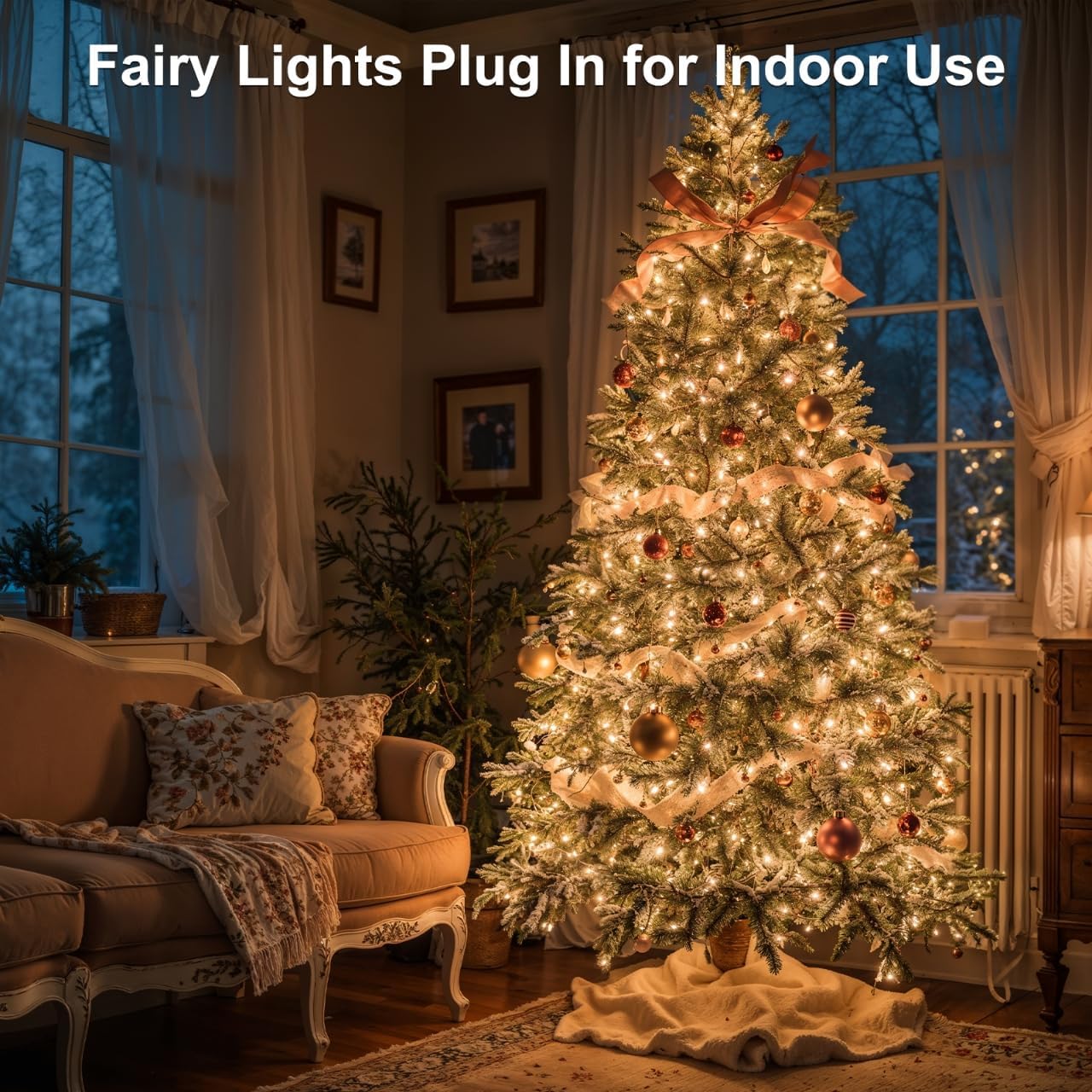 Lumionix Glow String Fairy Lights – Child Safe Bedroom String Lights for Girls and Boys, 29V Low Voltage