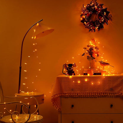 Lumist Cordless String Lights – Fire Hazard Free Decor for Kids Room and Nursery, Warm White LED with 6HR Timer