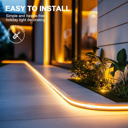Lumistrip Removable LED Strip Wall Clips - Tool-Free Mounting for Rental Homes and Dorm Rooms
