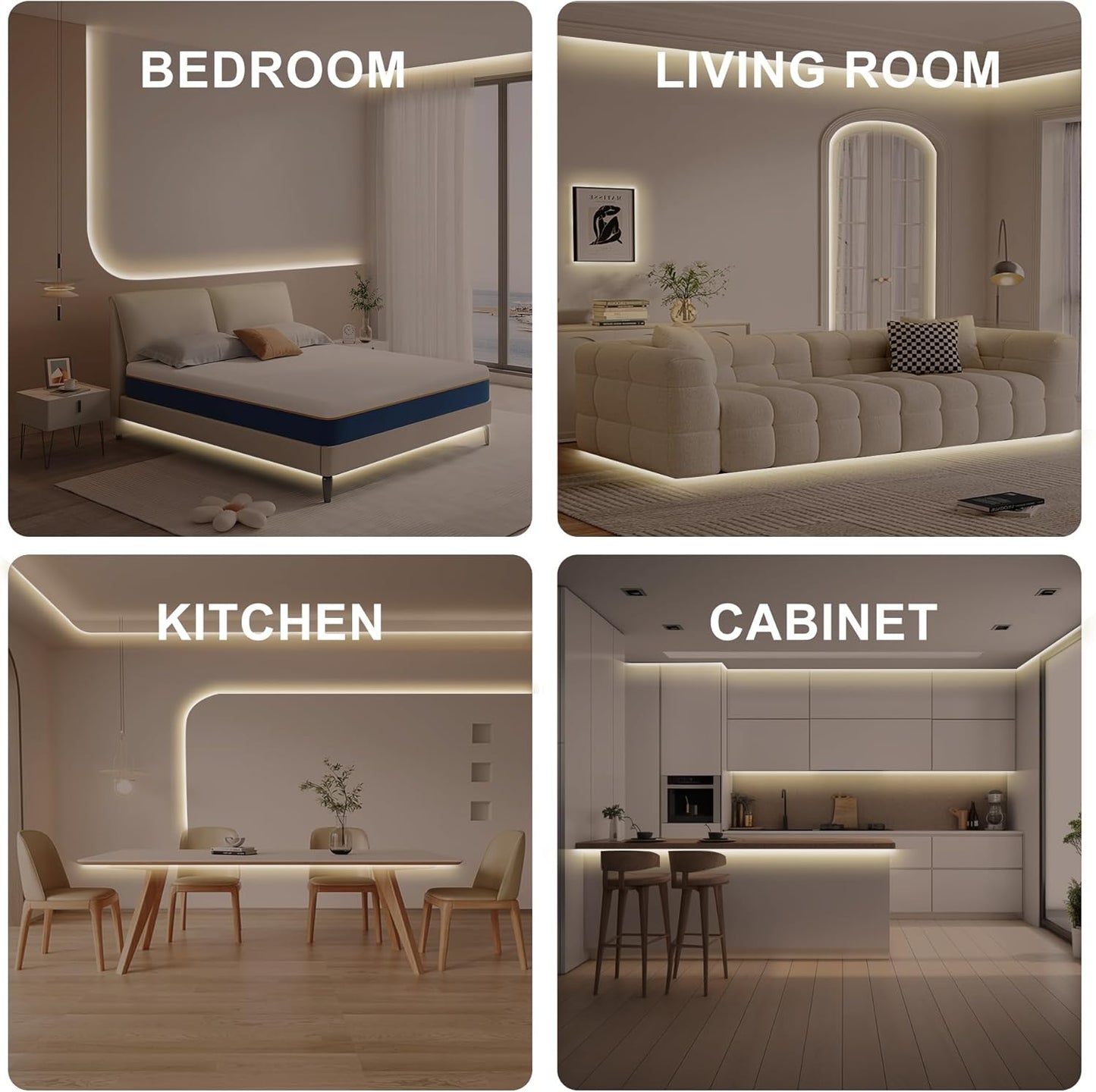 Lumistrips COB LED Strip Light – Cool-to-Touch Step Light for Kid and Pet-Friendly Homes