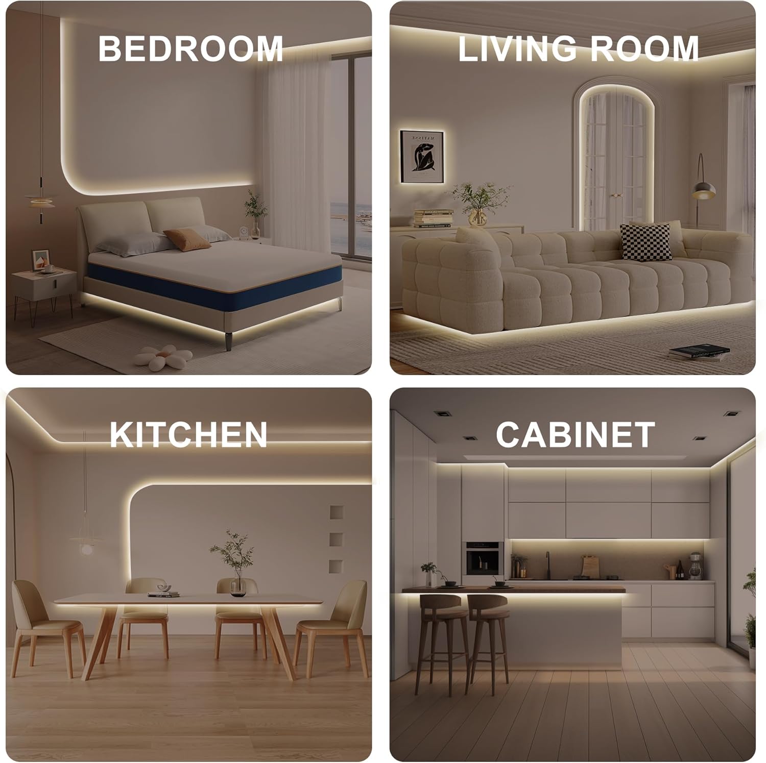 Lumistrips COB LED Strip Light – Cool-to-Touch Step Light for Kid and Pet-Friendly Homes