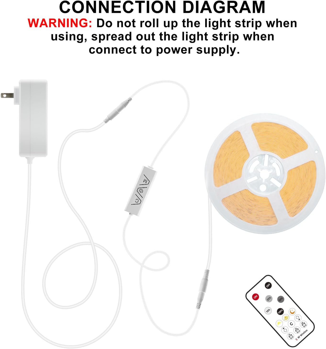 Lumistrips COB LED Strip Light – Cool-to-Touch Step Light for Kid and Pet-Friendly Homes
