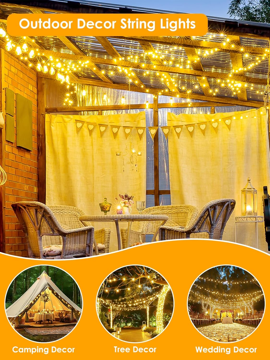 LumiWeave Copper Wire String Lights with Timer – Holiday Gift for Teens Girls and Women, 8 Modes Plug in Fairy Lights for Bedroom Dorm and Christmas Decor