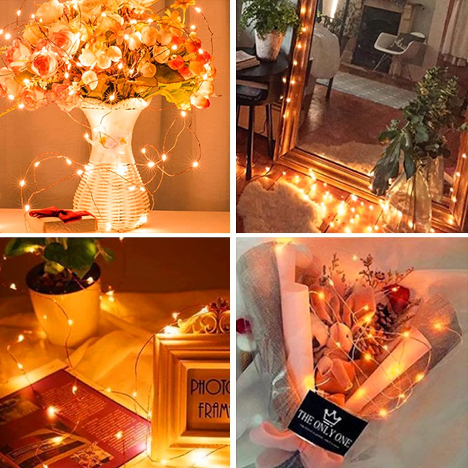 LumNest 2-Pack String Lights – Housewarming Gift for Women and Mom, Warm White Ambiance