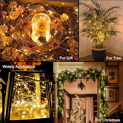 Lumoonity LED String Lights – Housewarming Gift for Women, Warm White Home Accent