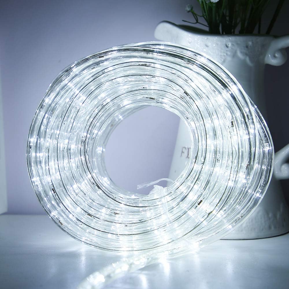Lumoonosity 12W Rope Lights – Smoke-Free, Fire-Risk-Free LED String Lights for Nurseries, Senior Living Rooms, and Sleep Spaces