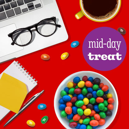 M&M'S Peanut Milk Chocolate Candy 38 oz Party Bag – Birthday Gift for Coworkers and Holiday Hostess Present