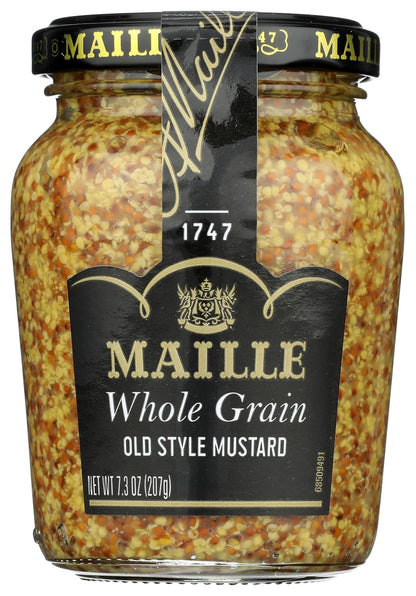 made with crisp whole mustard seeds visible in the jar