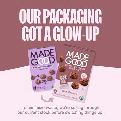 MadeGood Double Chocolate Soft-Baked Cookies – Thoughtful Allergy-Friendly Care Package Gift