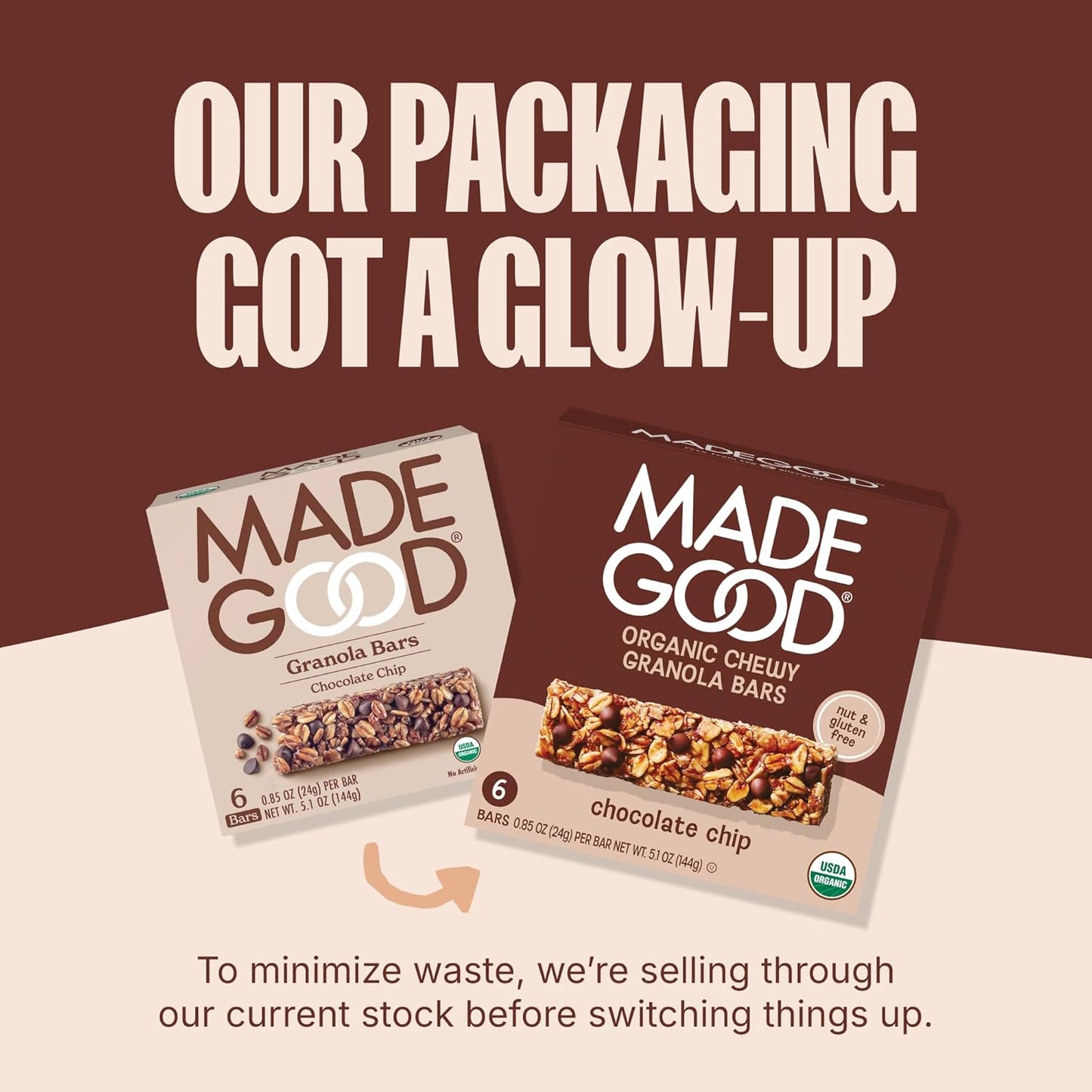 MadeGood Granola Bars – Travel Ready Snack for Road Trip and Plane Ride, 40 Individually Wrapped Bars