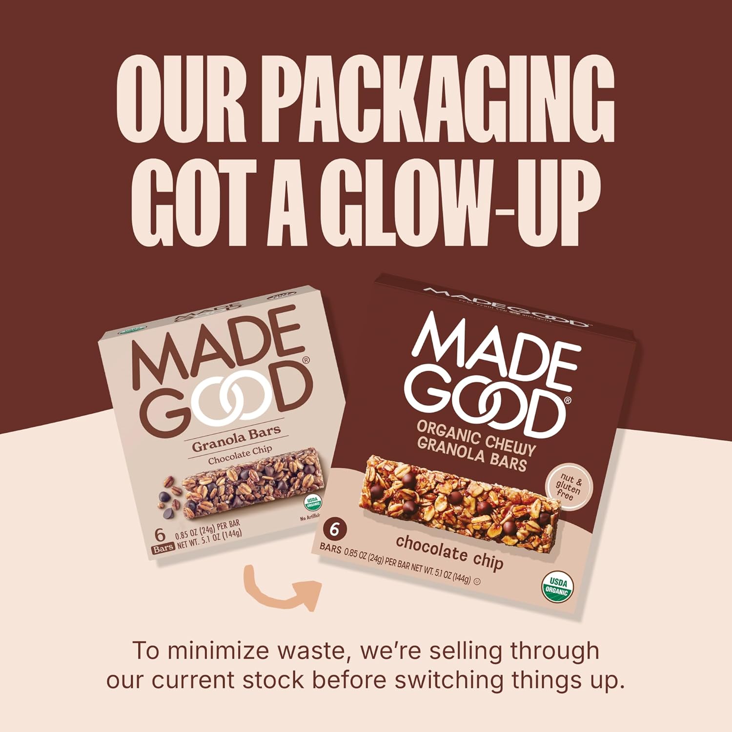 MadeGood Granola Bars – Travel Ready Snack for Road Trip and Plane Ride, 40 Individually Wrapped Bars