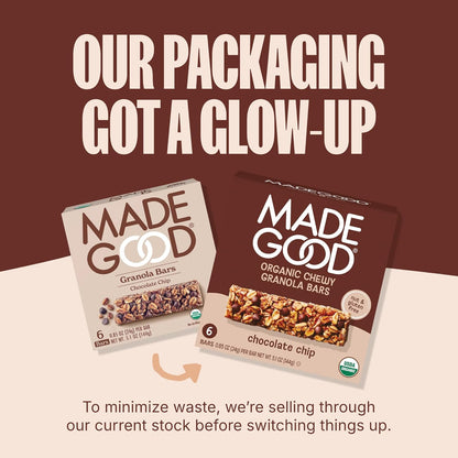 MadeGood Granola Bars – Travel Ready Snack for Road Trip and Plane Ride, 40 Individually Wrapped Bars