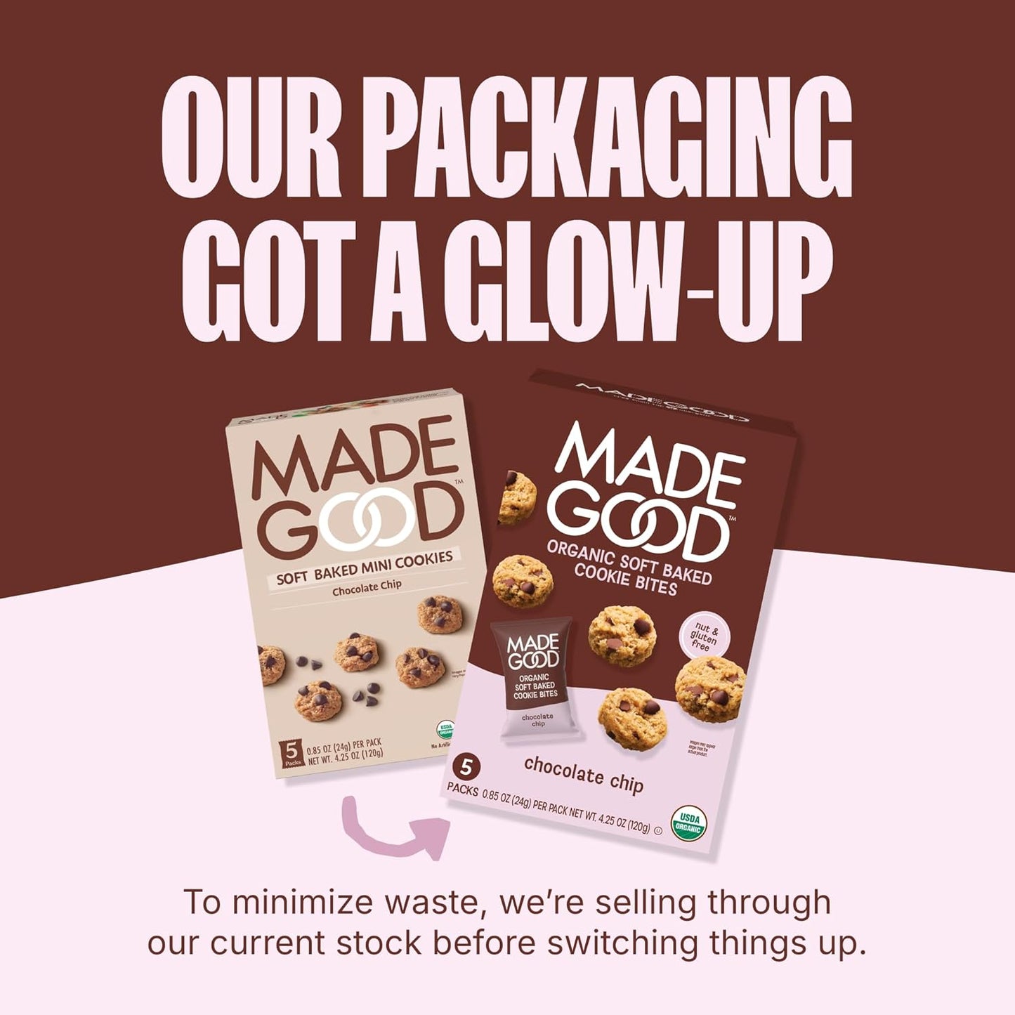 MadeGood Mini Cookies – Allergy-Conscious Safe Snack for Sensitive Diets and Celiac-Friendly Pantry, 30 Count