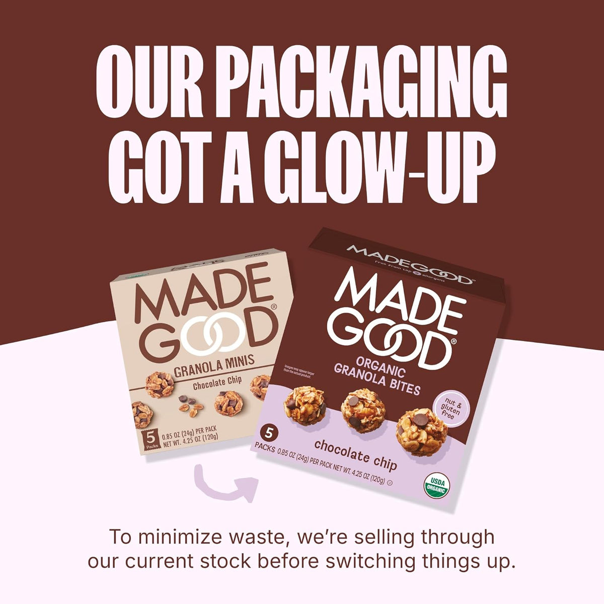 MadeGood Organic Granola Bites – Safe Classroom Treat for Kids with Peanut and Tree Nut Allergies, 0.85 oz Pouches