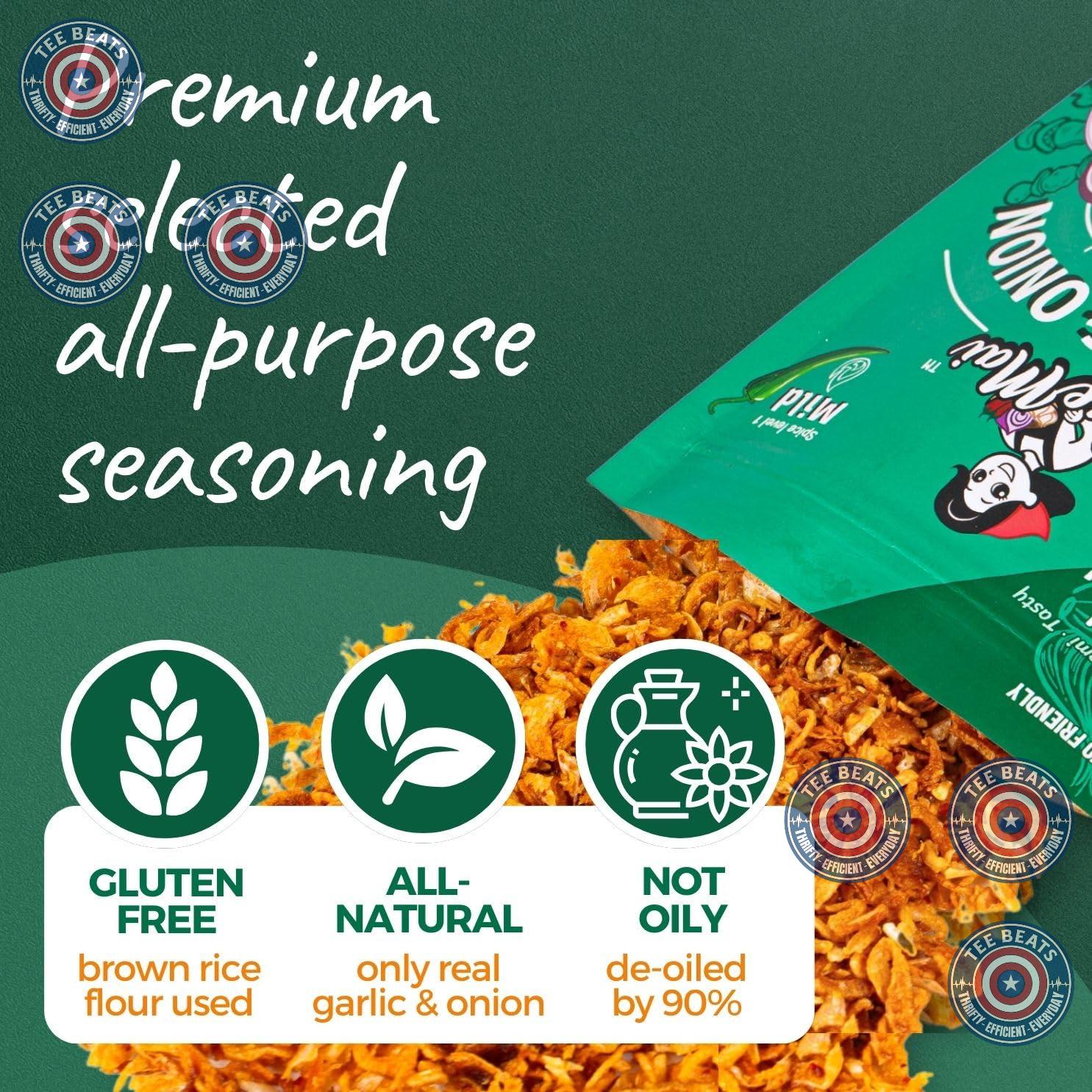 MaeMai MILD Spice – Light Non-Oily Chili Crunch for Self-Care Lunch Bowls, Gluten-Free Furikake