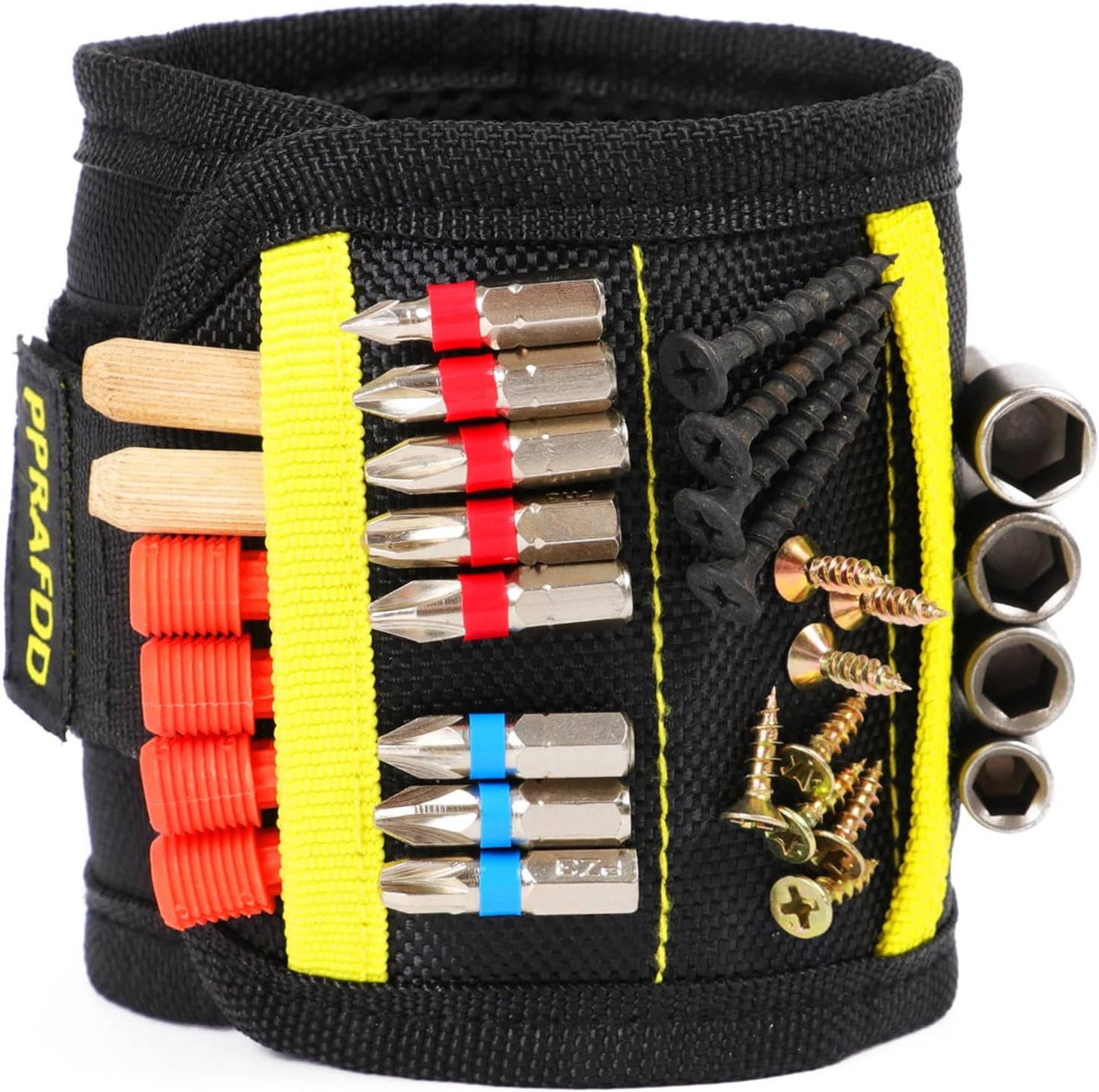 Magnetic Wristband with Breathable Mesh Padding – All-Day Comfort for Long Jobs in the Attic, Garage, and Home Workshop