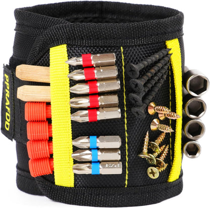 Magnetic Wristband with Breathable Mesh Padding – All-Day Comfort for Long Jobs in the Attic, Garage, and Home Workshop