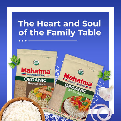 Mahatma Organic White Rice Bag – Uncomplicated Pantry Essential for the Minimalist Kitchen