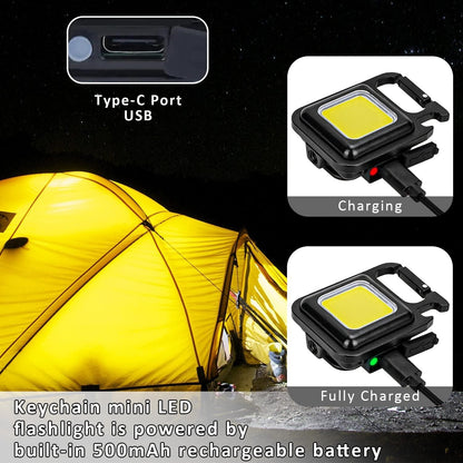 MAKDAK Pocket EDC Flashlight with Strobe Mode – Roadside Safety Light for Parked Cars