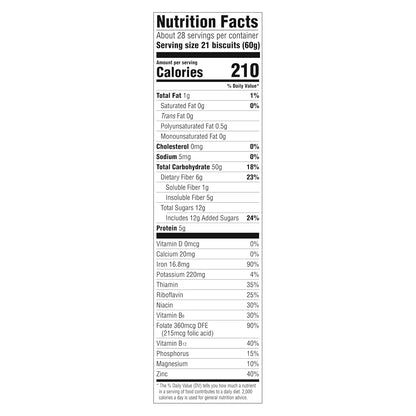 Malt-O-Meal Frosted Mini Spooners Shredded Wheat Cereal, 60 oz Stand-Up Bag – Pre-Portioned Workday Cereal That Stays Crunchy Between Meetings
