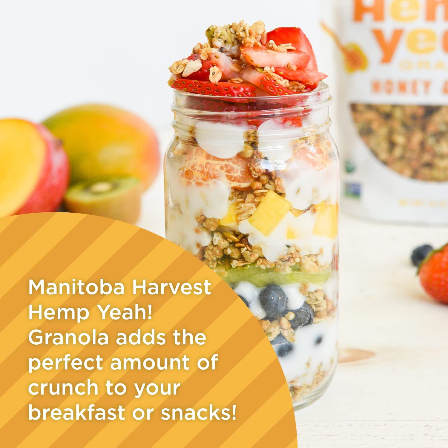 Manitoba Harvest Hemp Yeah Granola – Lightweight Omega Snack for Backcountry Adventures