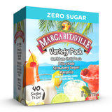 Margaritaville Singles to Go Powdered Mix – Health-Conscious Soda Replacement, 40 Servings of Caffeine-Free Flavored Water