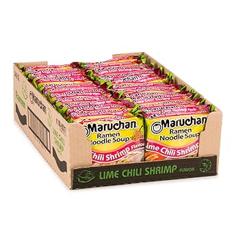 Maruchan Ramen Chicken, Instant Ramen Noodles Busy Parent Meal Solution, 3 Oz Individual Pouches for Easy After-School Snacks (24 Count)