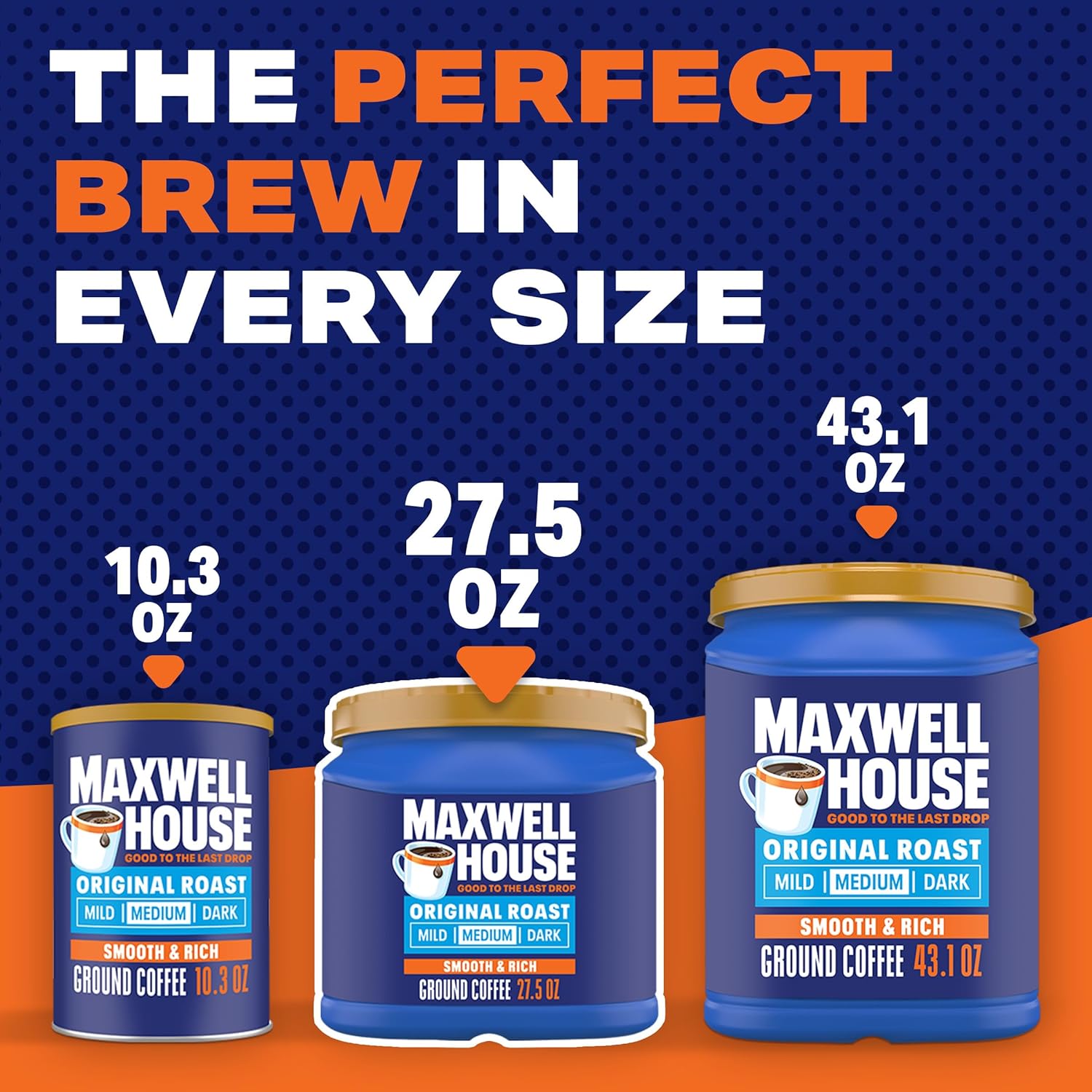 Maxwell House 27.5oz Ground Coffee Medium Original Roast – Streamlined Pantry Staple Replacing Multiple Coffee Bags