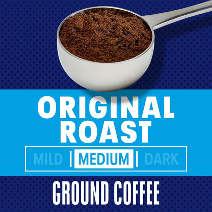Maxwell House Original Roast Ground Coffee – Conference Room Ready Brew, 10.3 oz Resealable Canister for Office Coffee Stations