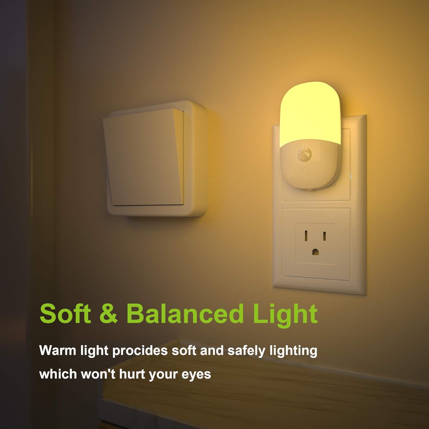 MAZ-TEK Motion Sensor Night Light – Designer Friendly Hallway and Entryway Accent Light