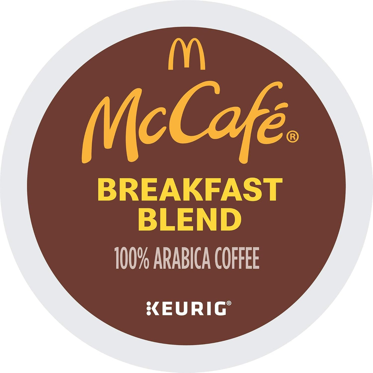 McCafe Breakfast Blend Light Roast Coffee, Effortless One-Touch Brewing for Intentional Minimalist Kitchen, 96 Count