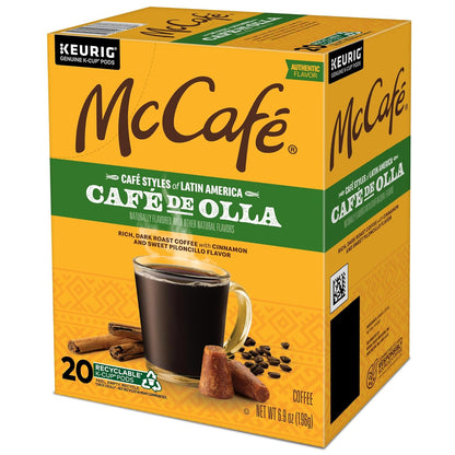 McCafe Cafe de Olla Keurig Pods – Personal Cubicle Brew for Busy Professionals, 20-Count Box