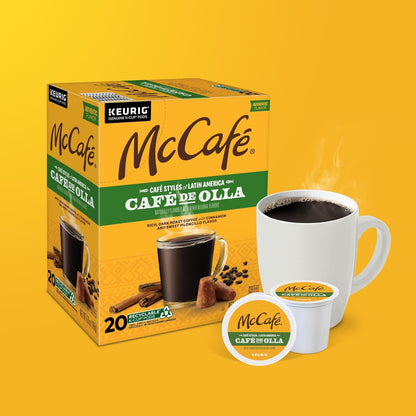 McCafe Cafe de Olla Keurig Pods – Personal Cubicle Brew for Busy Professionals, 20-Count Box