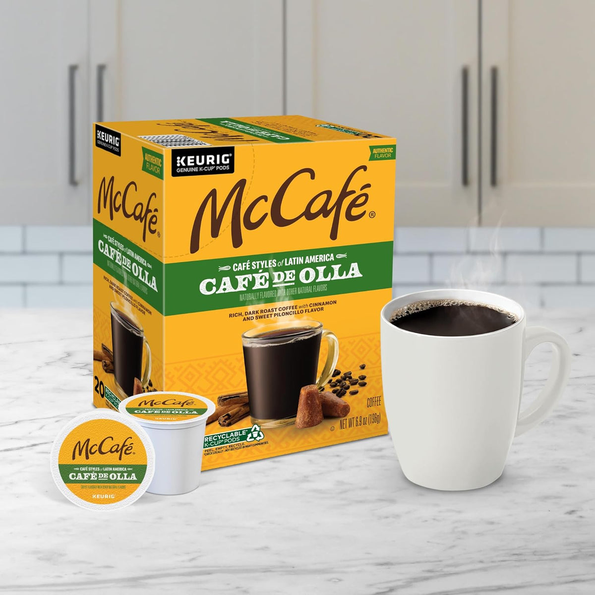 McCafe Cafe de Olla Keurig Pods – Personal Cubicle Brew for Busy Professionals, 20-Count Box