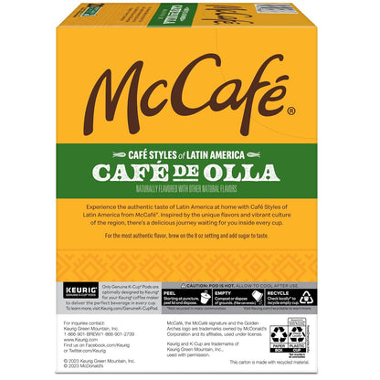 McCafe Cafe de Olla Keurig Pods – Personal Cubicle Brew for Busy Professionals, 20-Count Box