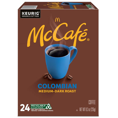 McCafe Colombian K-Cups – Eco-Friendly Coffee for Guilt-Free Single-Serve Enjoyment, 96 Count