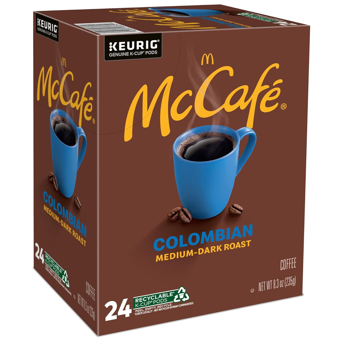 McCafe Colombian K-Cups – Eco-Friendly Coffee for Guilt-Free Single-Serve Enjoyment, 96 Count