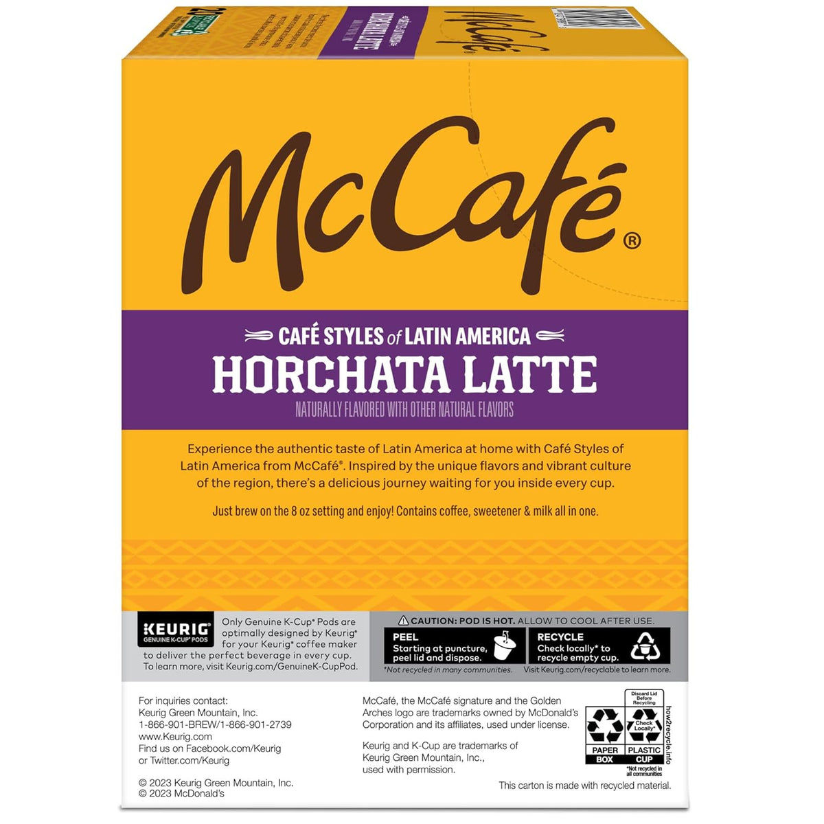 McCafe Latin America Collection K-Cups, Premium Arabica Crafted for the Connoisseur's Coffee Ritual