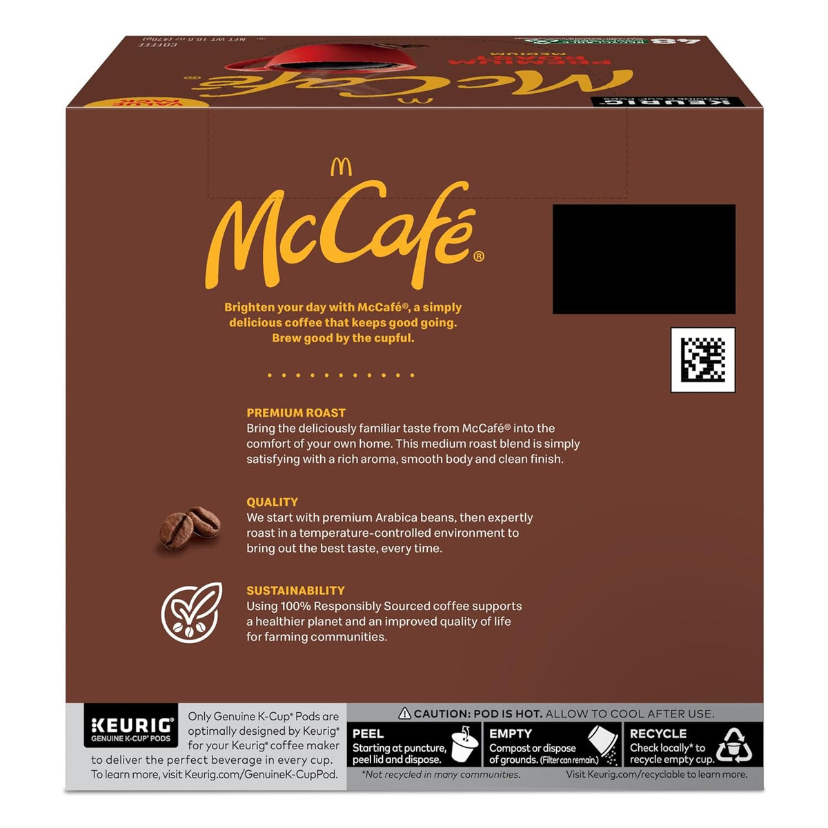 McCafé Medium Roast K-Cup Coffee – Apartment Kitchen Starter Pack, 48 Count Single Serve Pods for Daily Home Brewing