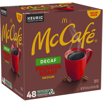McCafe Premium Decaf Coffee K-Cups – Soothing After-Dinner Brew for Wellness-Focused Seniors, 32 Count Medium Roast