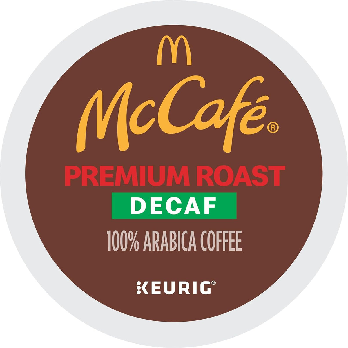 McCafe Premium Decaf Coffee K-Cups – Soothing After-Dinner Brew for Wellness-Focused Seniors, 32 Count Medium Roast
