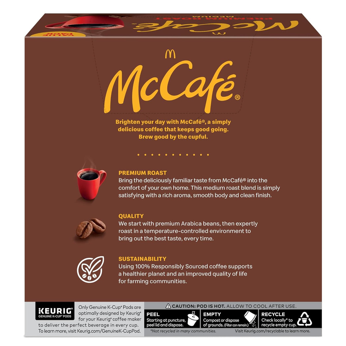 McCafe Premium Roast K-Cup Pods – Holiday Gift for Coworkers Stocking the Office Pantry