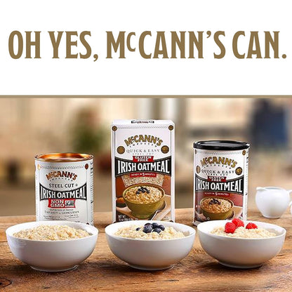 McCann's Steel Cut Oats 16 oz Tin Gourmet Pantry Gift for Housewarming, Birthday and Wellness-Seeking Recipients