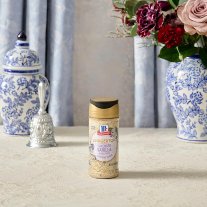 McCormick Bridgerton Finishing Sugar – Romantic Valentine's Day Gift for Period Drama Fans, Floral Vanilla Baking Garnish